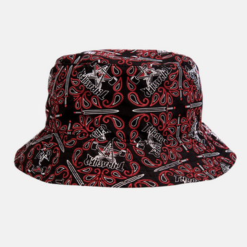 Bandana Bucket Hat Black/Red