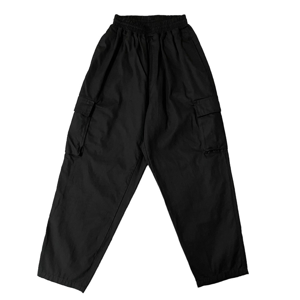 Pantalón Baggy Cargo 4bidden Skateshop x Plag's Negro