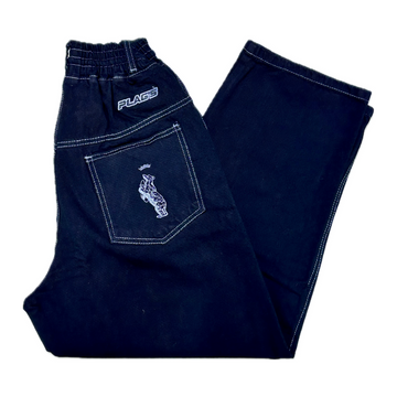 Pantalón Baggy Plag's Bear Negro