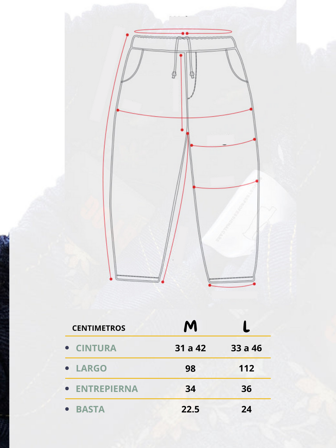 Pantalón Baggy Plag's Collab Fantasy Negro