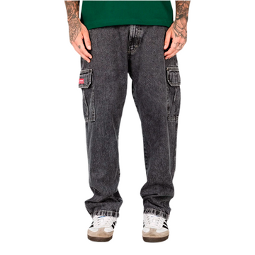 Pantalón Cargo Jean Overtake Grafito