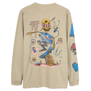 Polo RTF Manga Larga Rip Skate Sand