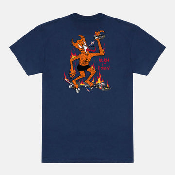 Polo Thrasher Burn It Down Navy