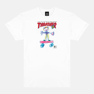Polo Thrasher Kid Cover White