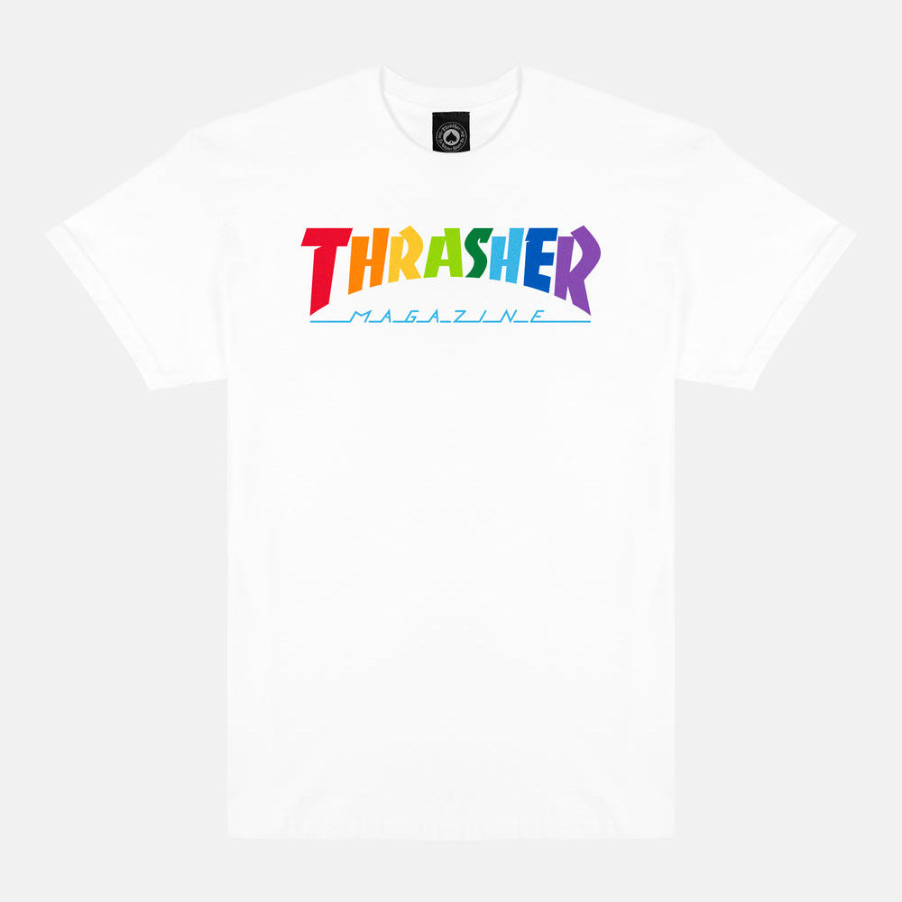 Polera thrasher online blanca