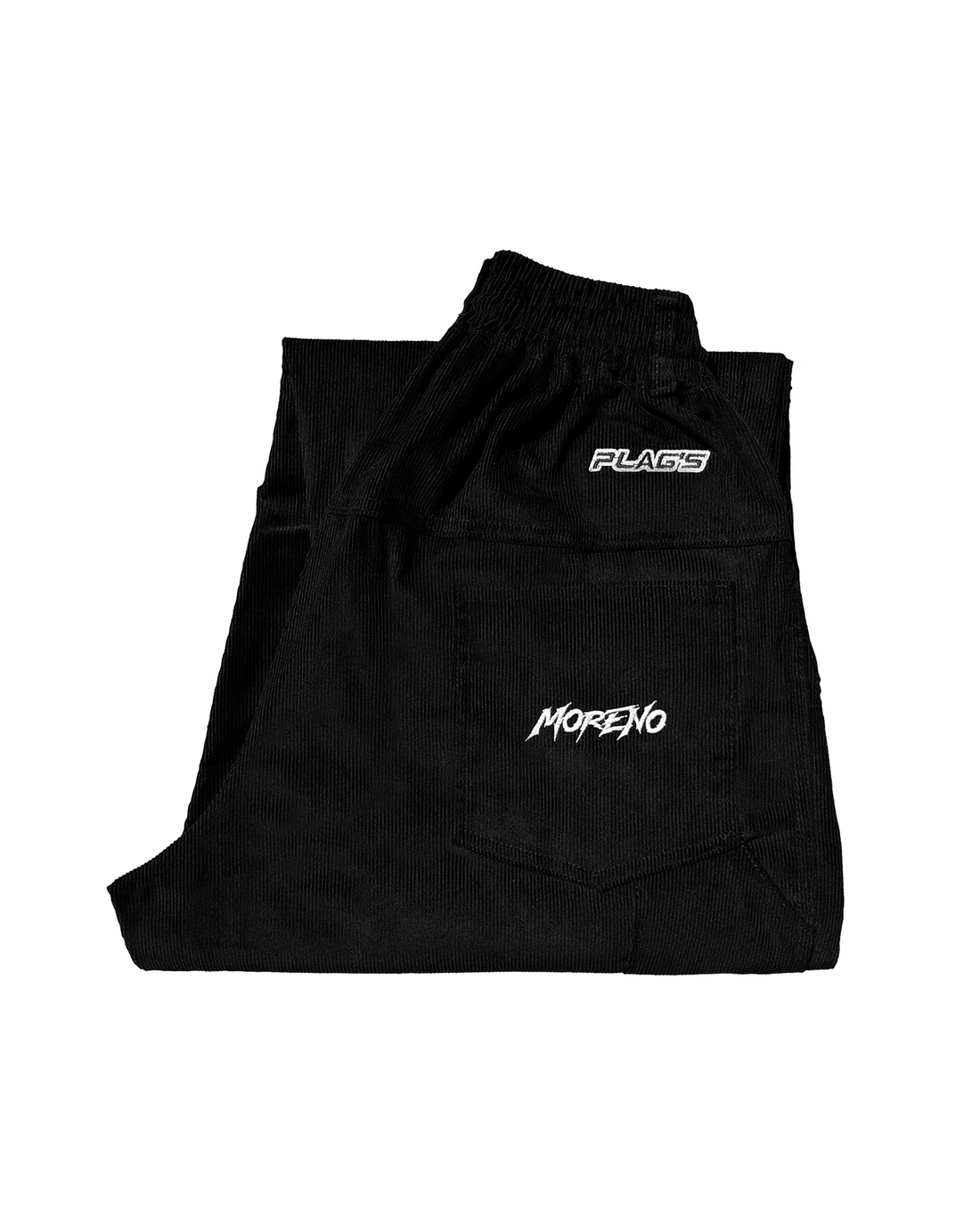 Pantalón Plag’s corduroy negro modelo Moreno carpintero