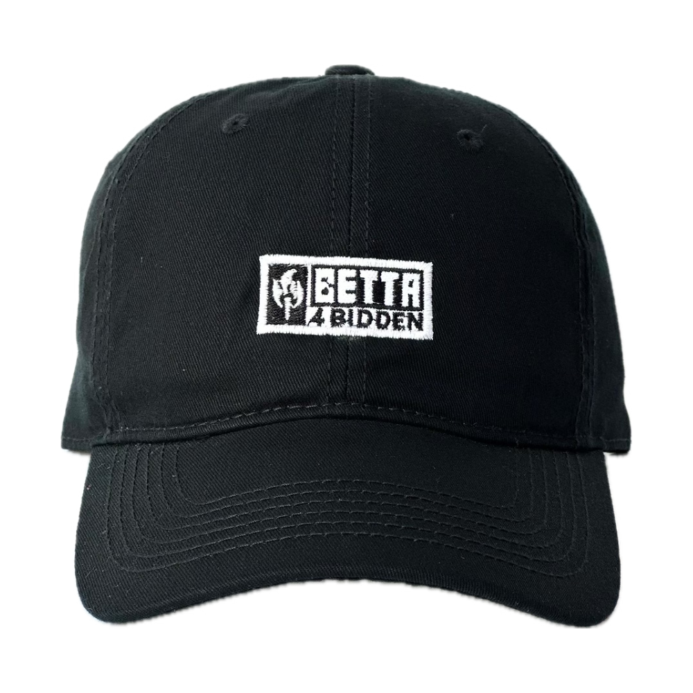 Dad Hat Betta x 4bidden Classic Collab Negro