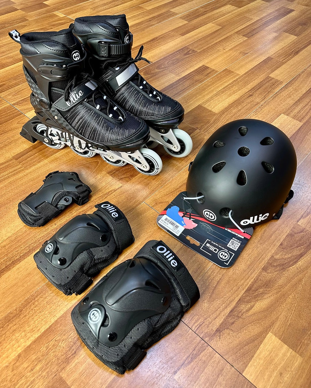 Patines Lineales Ollie Fitness Black