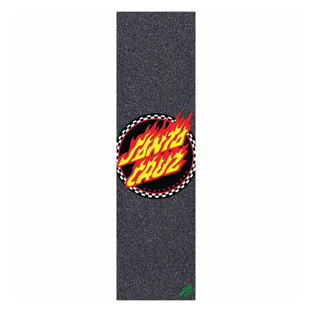 Lija para Skate Mob Grip x Santa Cruz Flame Dot