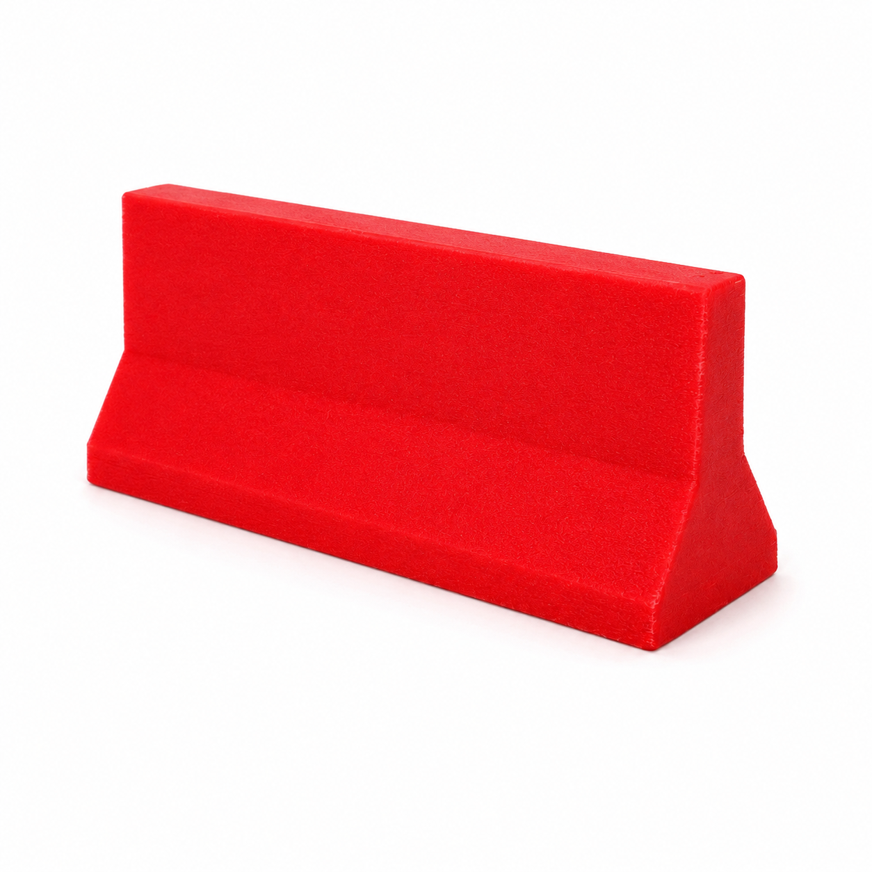 Obstáculo fingerboard 4bidden Jersey Barrier rojo estilo barrera urbana