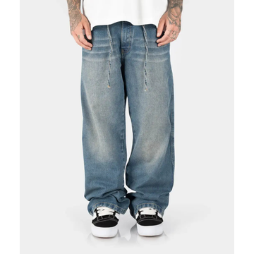 Pantalón Baggy Denim Overtake Washed Blue