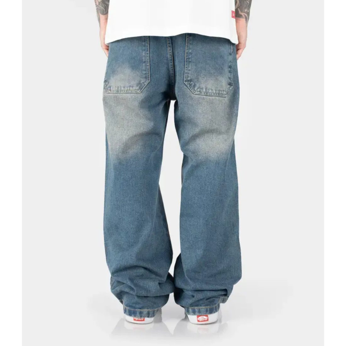 Pantalón Baggy Denim Overtake Washed Blue