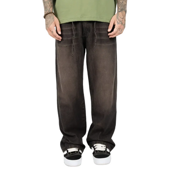 Pantalón Baggy Denim Overtake Washed Brown
