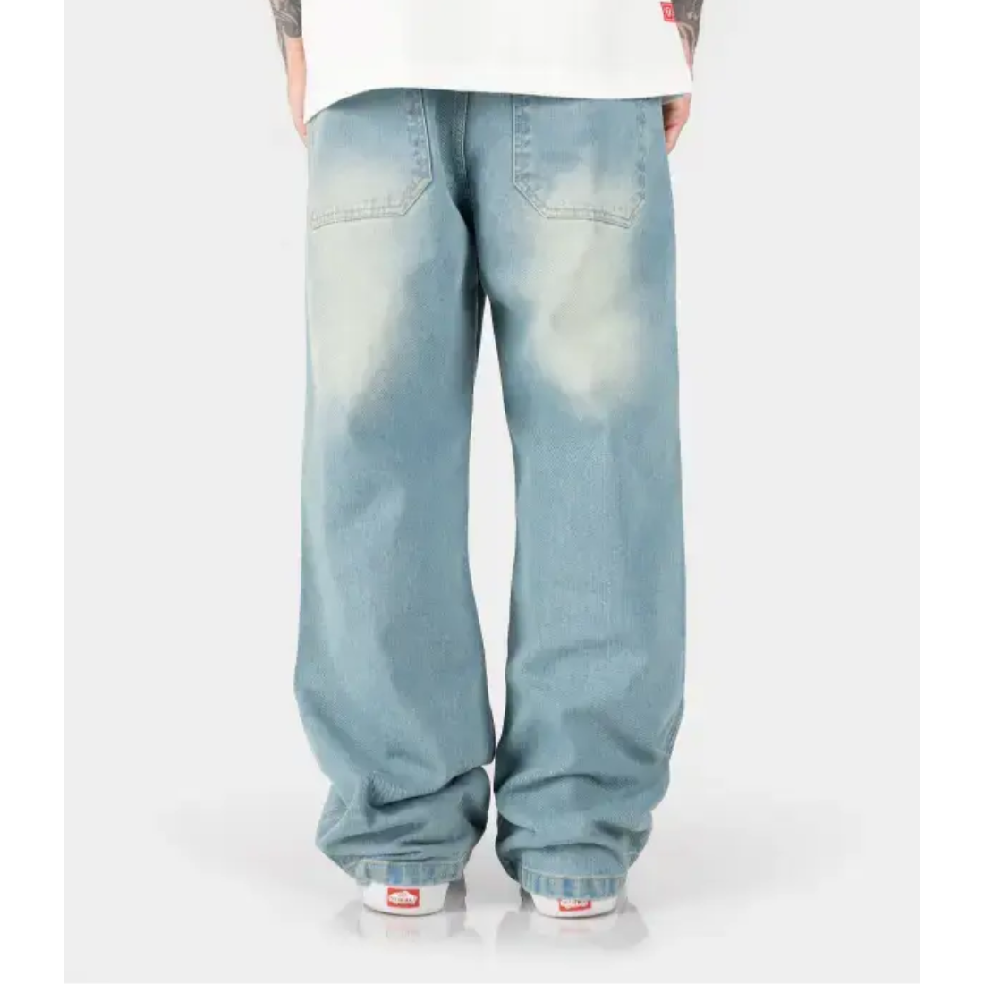 Pantalón Baggy Denim Overtake Washed Light