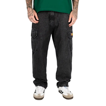 Pantalón Cargo Denim Overtake Retro Black