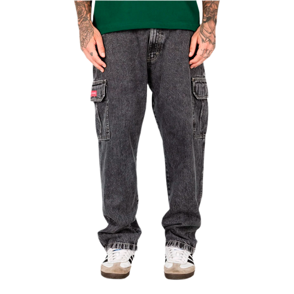 Pantalón Cargo Jean Overtake Grafito