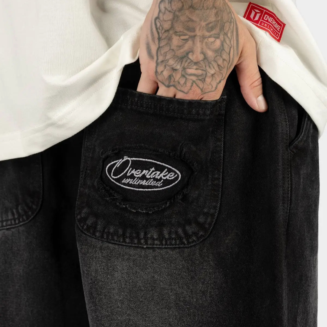 Pantalón Classic Denim Overtake Confort New Black
