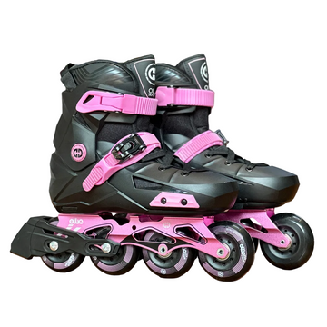 Patines urbanos OLLIE Black Pink negro y rosado expansibles 36-39 con ruedas de poliuretano 76 mm