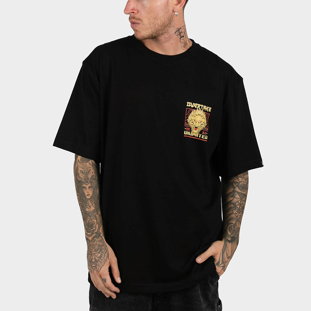Polo Oversize Overtake Black Dragon