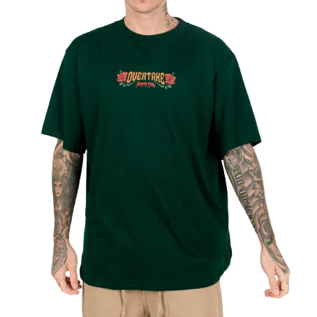 Polo oversize Overtake Family Ink vista posterior con estampado gráfico