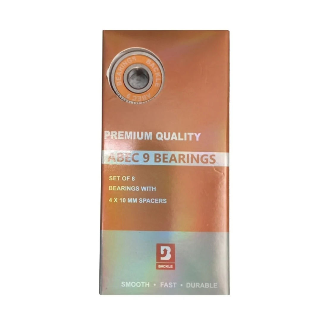 Empaque rodamientos Backle Premium ABEC 9 Orange para skate