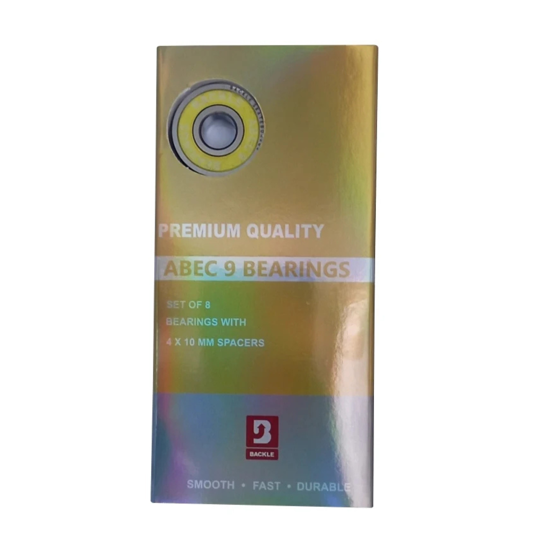 Empaque rodamientos Backle Premium ABEC 9 Yellow para skate