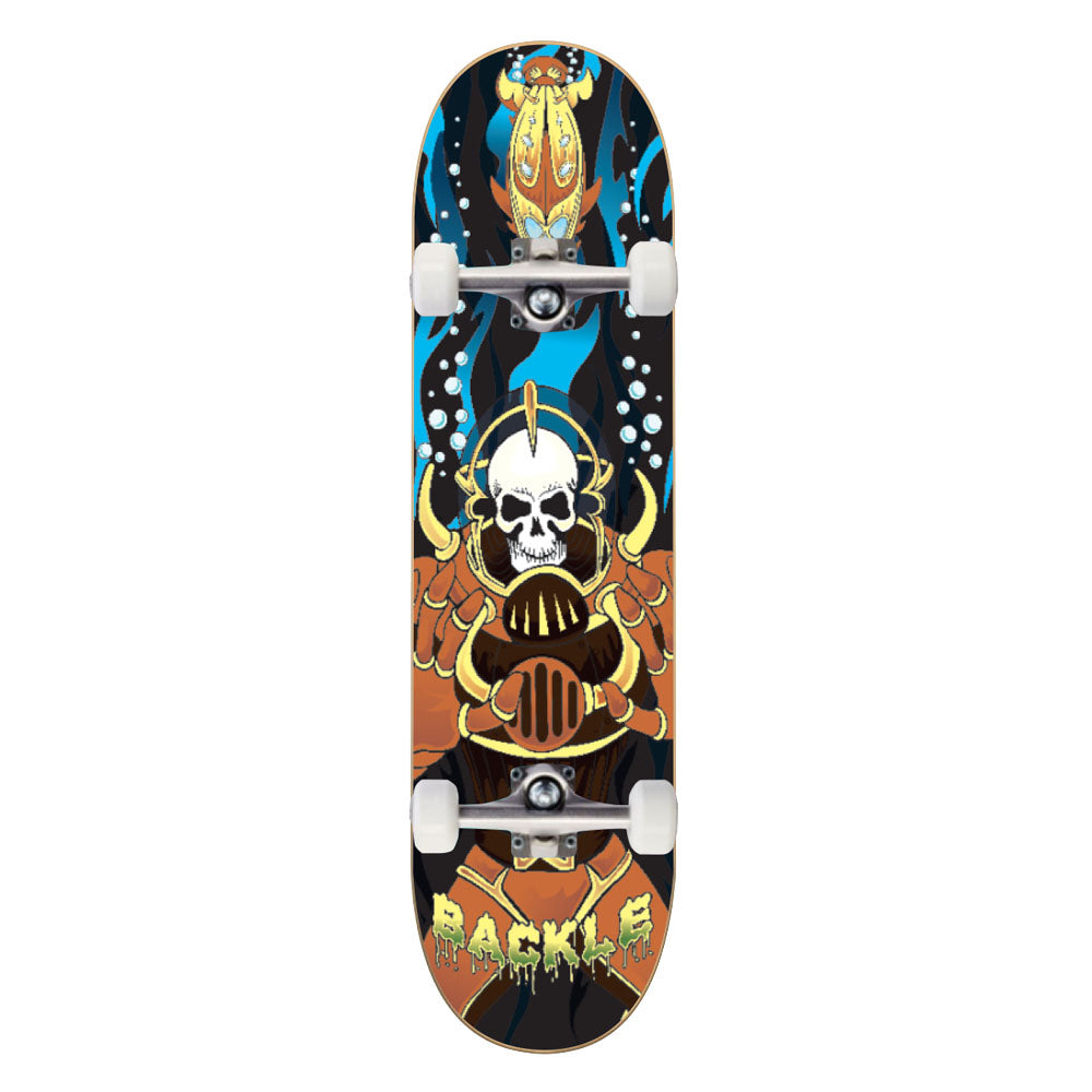Skate Completo Backle Skull Diver