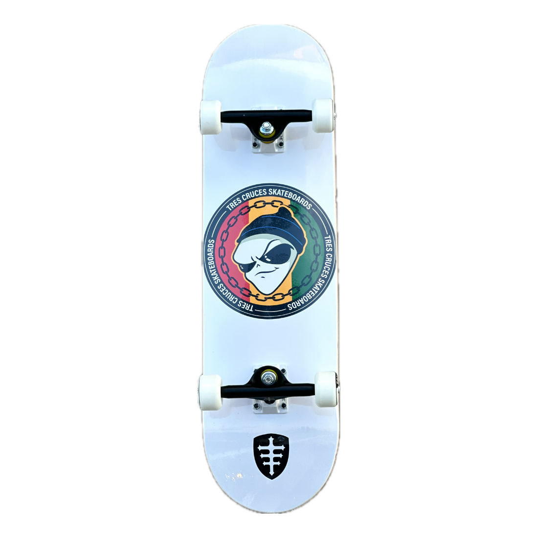 Skate completo Tres Cruces White Mask 8.25
