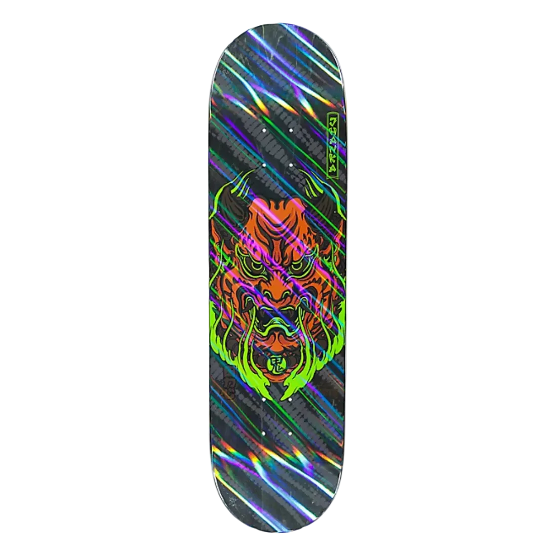 Tabla Creature Jhanka Shrine 8.5 con gráfico holográfico y arte fluorescente