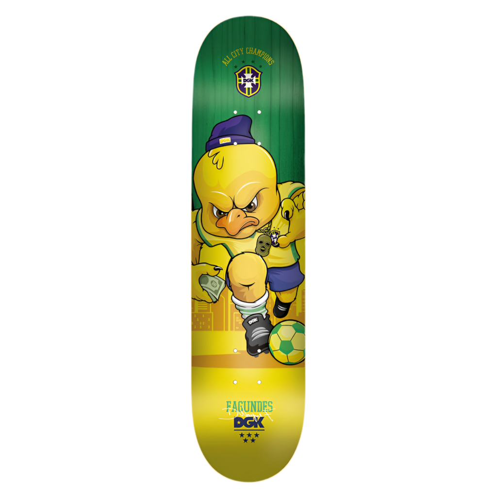Tabla de Skate DGK All City Champions Fagundes 8.25