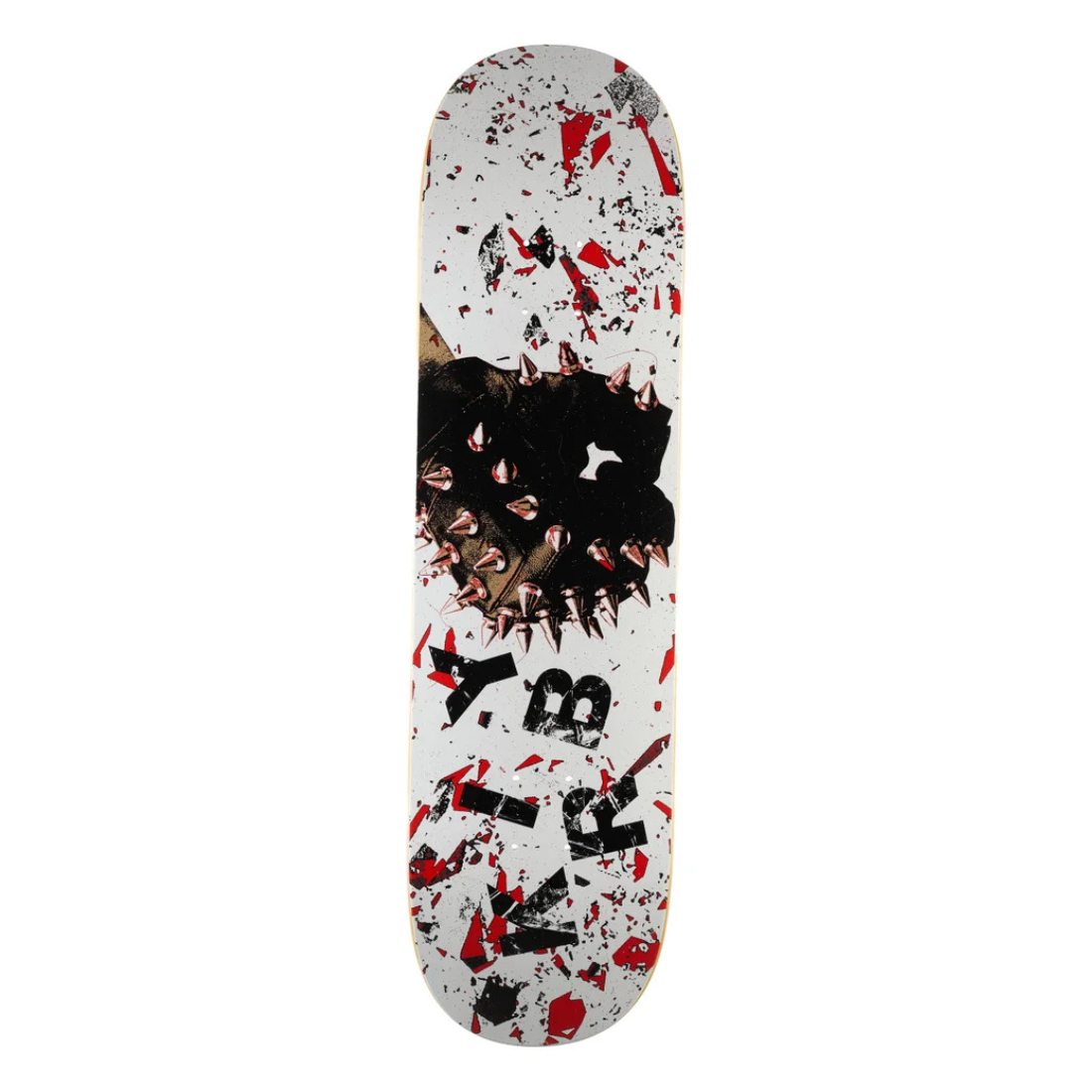 Tabla Death Wish Taylor Kirby Ironmind 8.25 con gráfico abstracto y esfera metálica