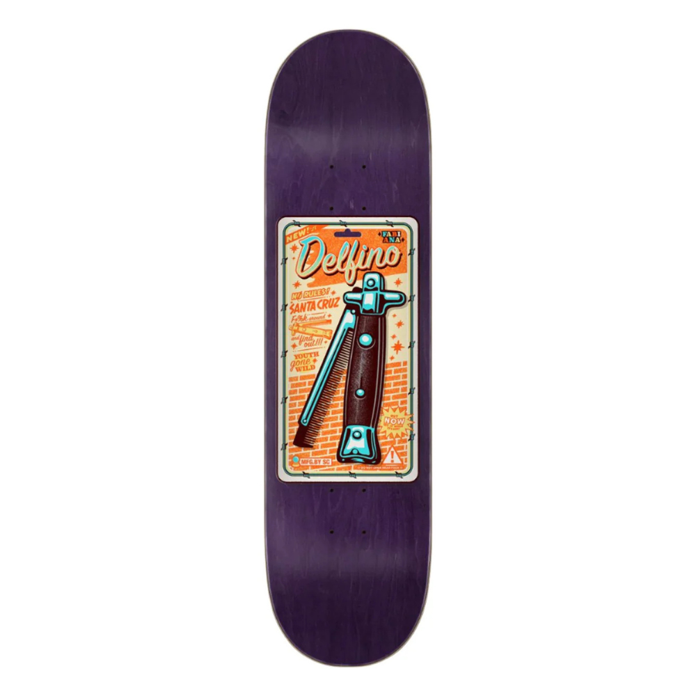 Tabla Santa Cruz Delfino Switchblade Comb 8.25