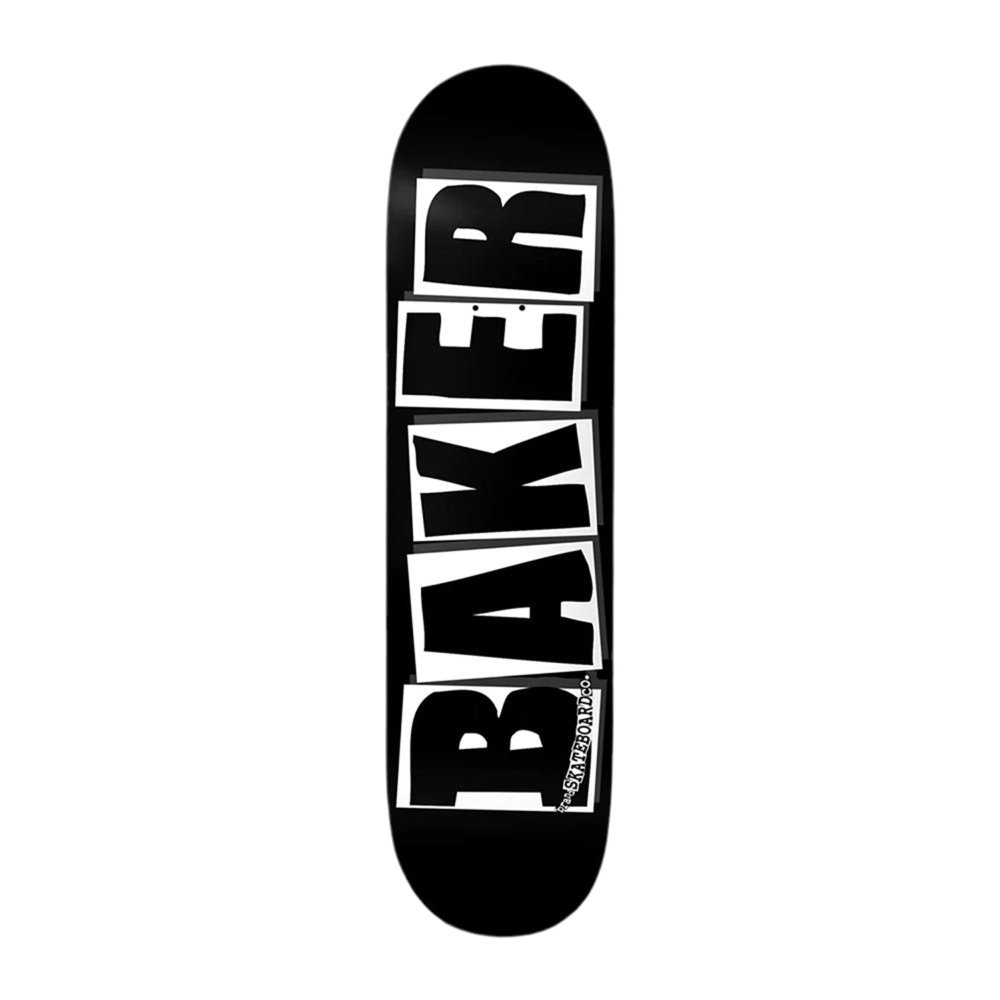 Tabla de Skate Baker Brand Logo Black White