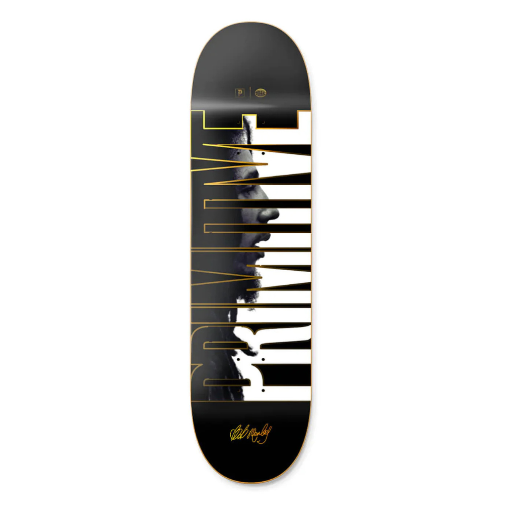 Tabla de Skate Primitive Bob Marley Tribute 8.25