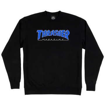 Chompa Thrasher Outlined Black/Blue