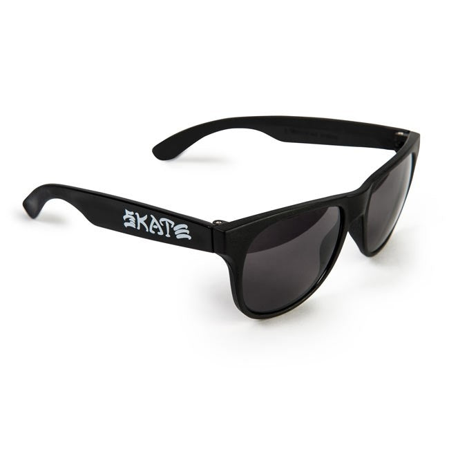 Lentes Thrasher negros con logo Skate and Destroy y protección UV400