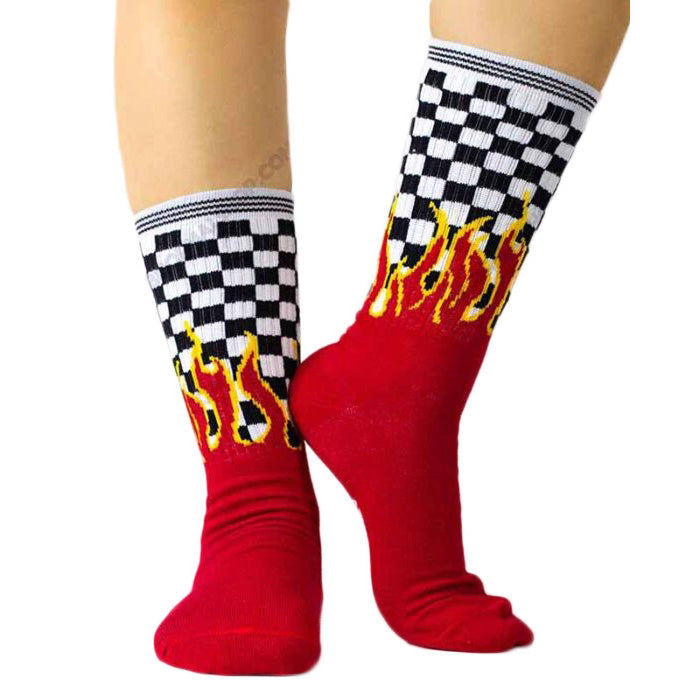 Medias Abnormal Racer Fuego Rojo