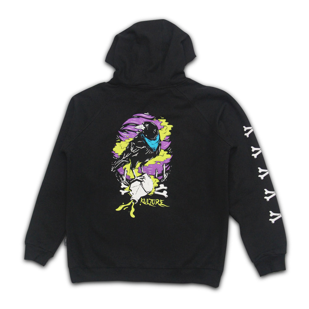 Polera Kulture C/Capucha Raven