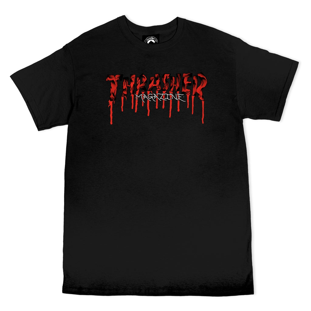 Polo Thrasher Blood Drip Black