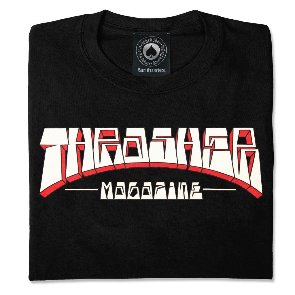 Polo Thrasher Firme Logo Black