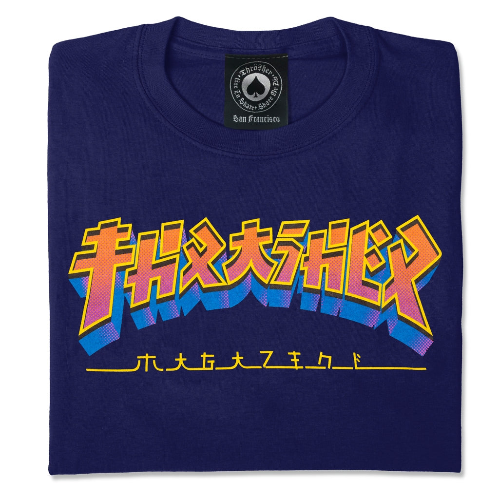 Polo Thrasher Godzilla Burst Navy