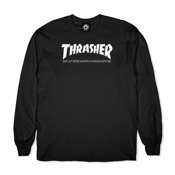 Polo Thrasher Manga Larga Skate Mag Black