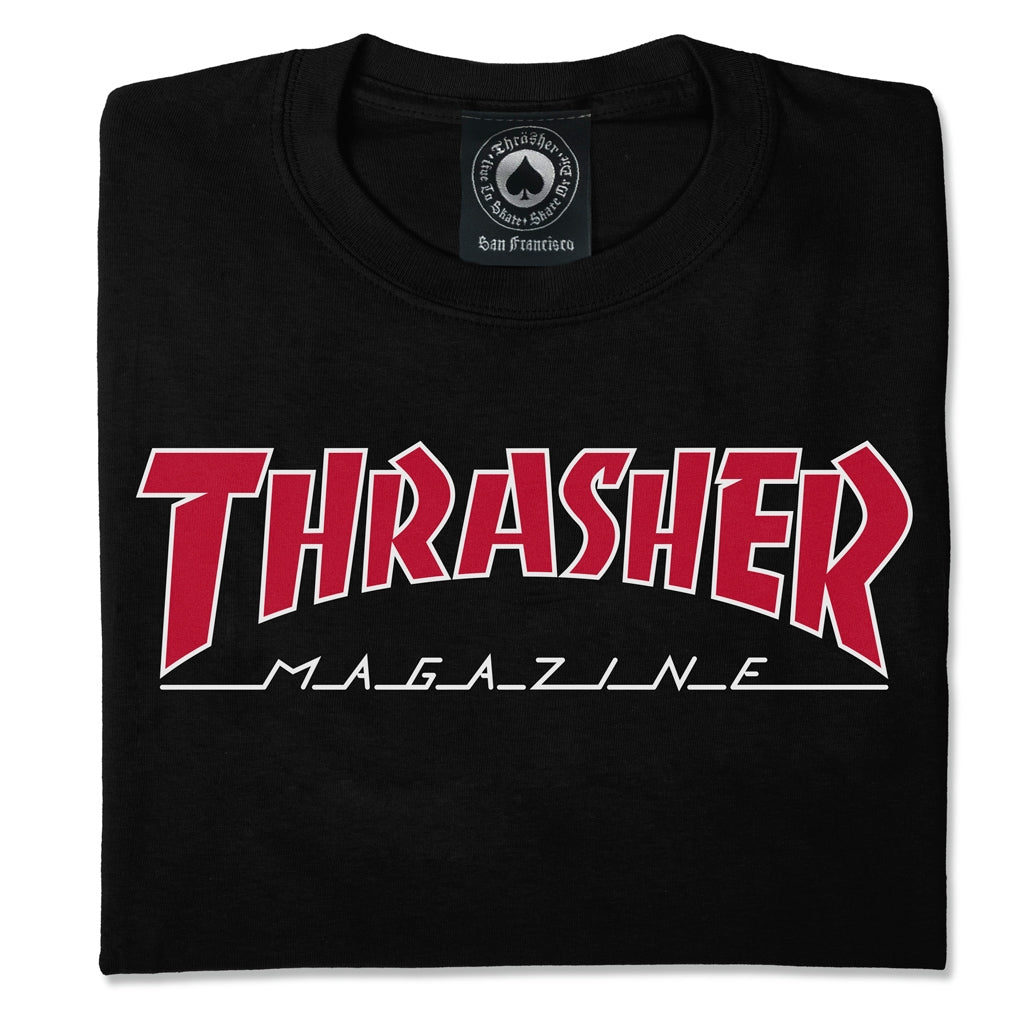 Polo Thrasher Outlined Black