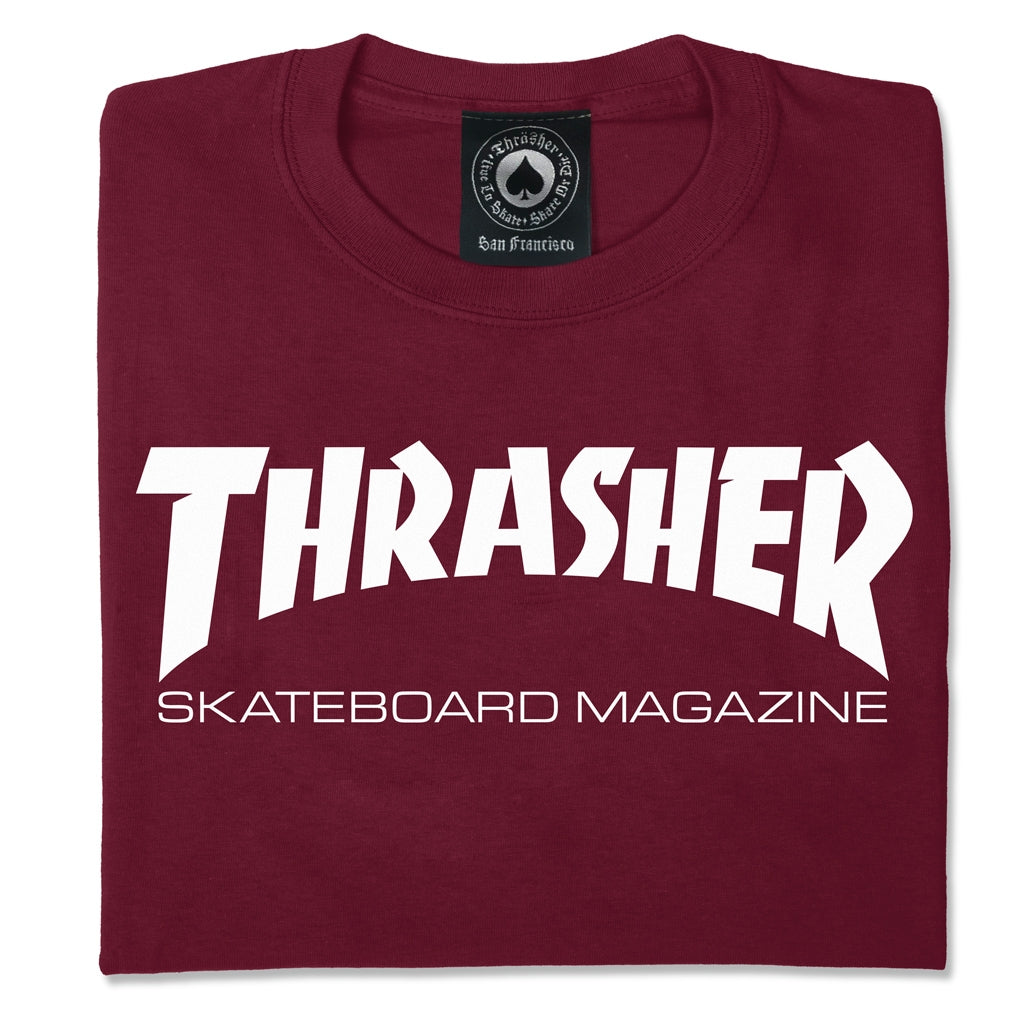 Polo Thrasher Skate Mag Maroon