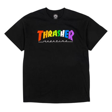 Polo Thrasher Rainbow Mag Black