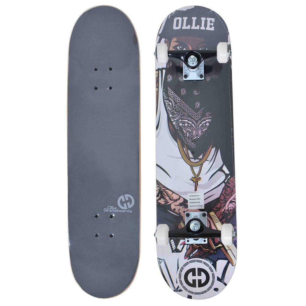 Skate completo Ollie Gans 7.75 pulgadas para principiantes con envío gratuito en Perú.