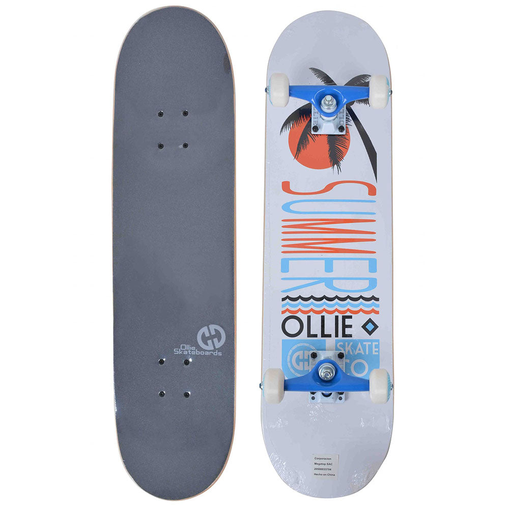 Skate completo Ollie Summer 7.75 pulgadas para principiantes con envío gratuito en Perú.