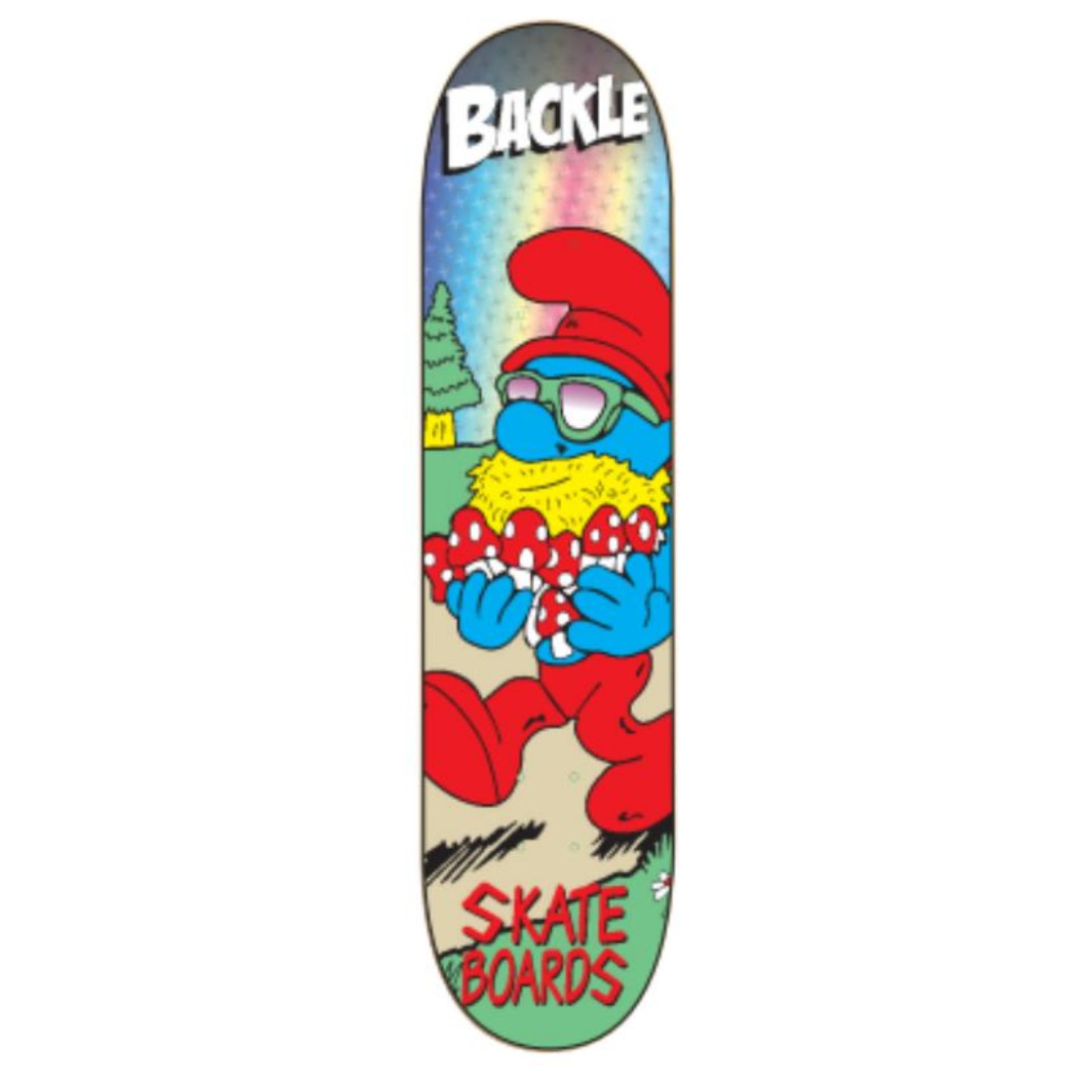 Tabla de Skate Backle Smurf 8.25