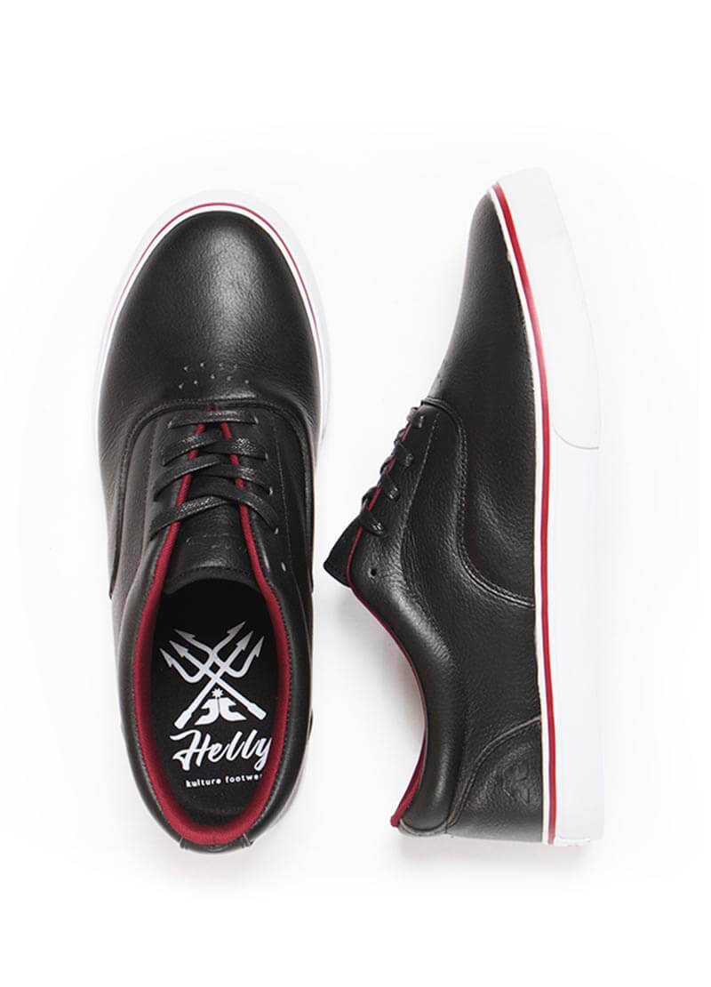 Zapatillas Kulture Helly Negro/Vino